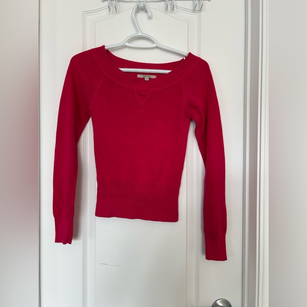 RW&CO. Vibrant Pink Knit Sweater